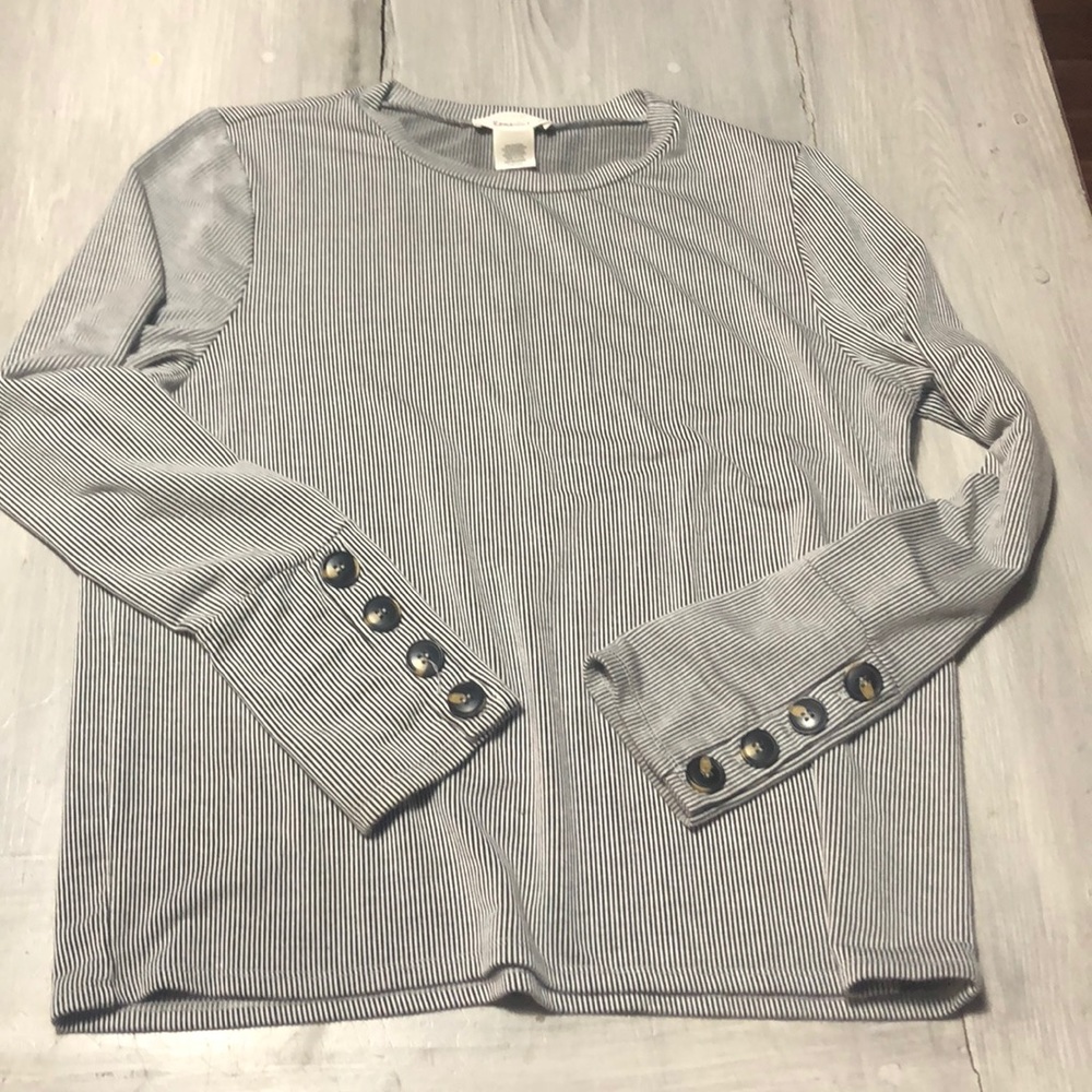 Striped long sleeve shirt